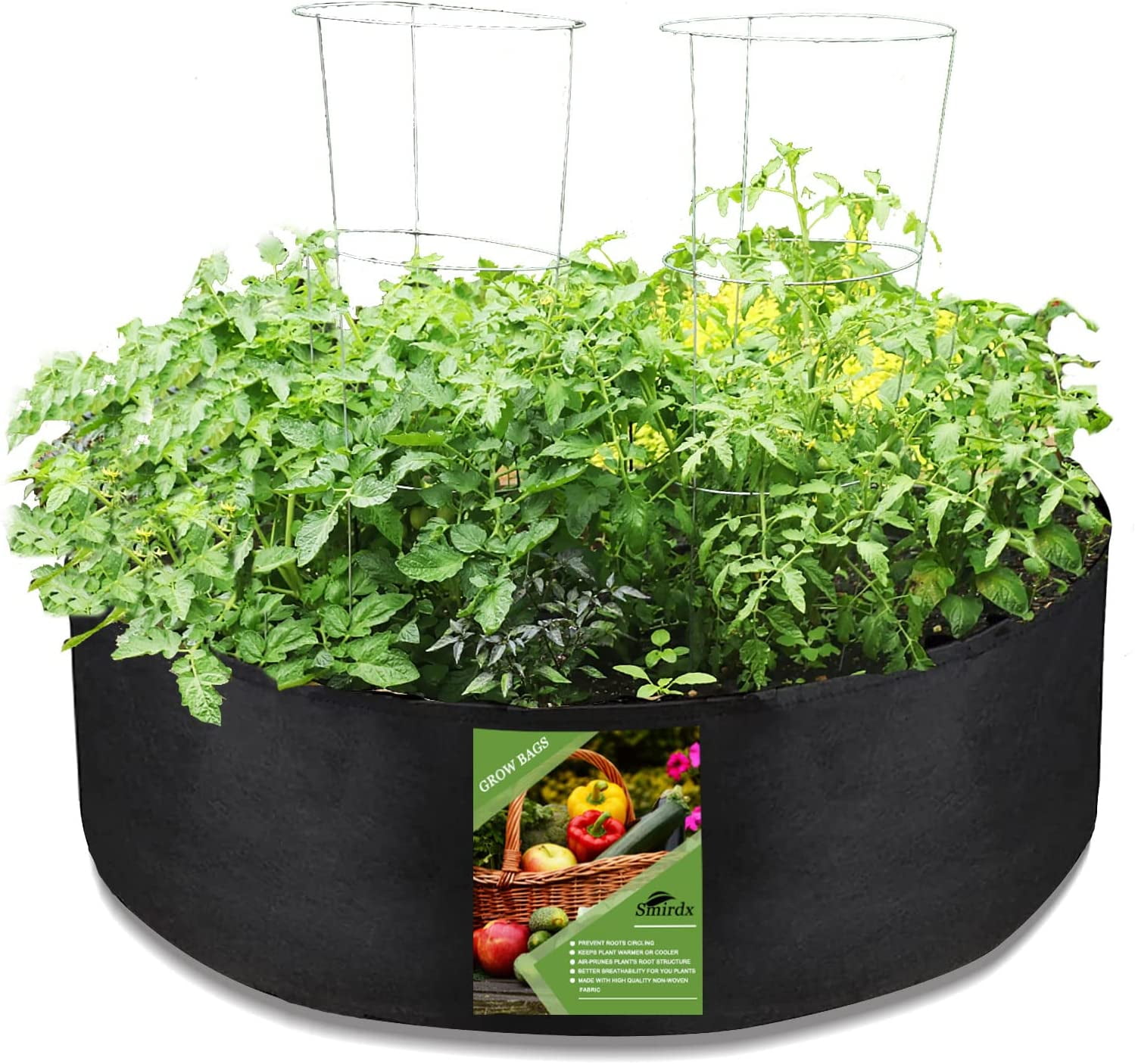 Plant Grow Bag, Large Heavy Duty Fabric Grow Pot for Durable Breathe