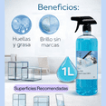 thumbnail image 2 of BRUMA LUMINA Limpiavidrios Líquido Cortagrasa 1 L Concentrado con Atomizador, Limpia Ventanas y Cristales, 2 of 5