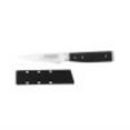 thumbnail image 4 of Kitchenaid Gourmet Forged Tripe-Rivet Serrated Paring Knife Set with Blade Cover, 3-inch, Black, 4 of 12