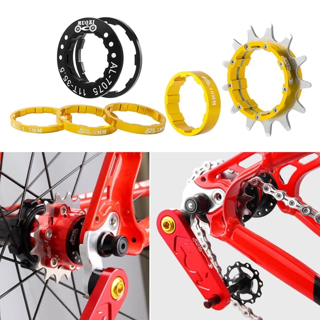 Lightweight 13T Single Cog Component Alloy Adapter Flywheel Gear Accessory Cog Fixed Single