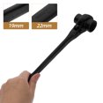 thumbnail image 3 of Ratchet Wrench Hoist Wrench Ratcheting Socket Wrench Tool Scaffold Ratchet Spanner, 3 of 9