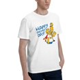 thumbnail image 2 of Happy Father's Day Men's Basic Short Sleeve T-Shirt White X-Large, 2 of 5