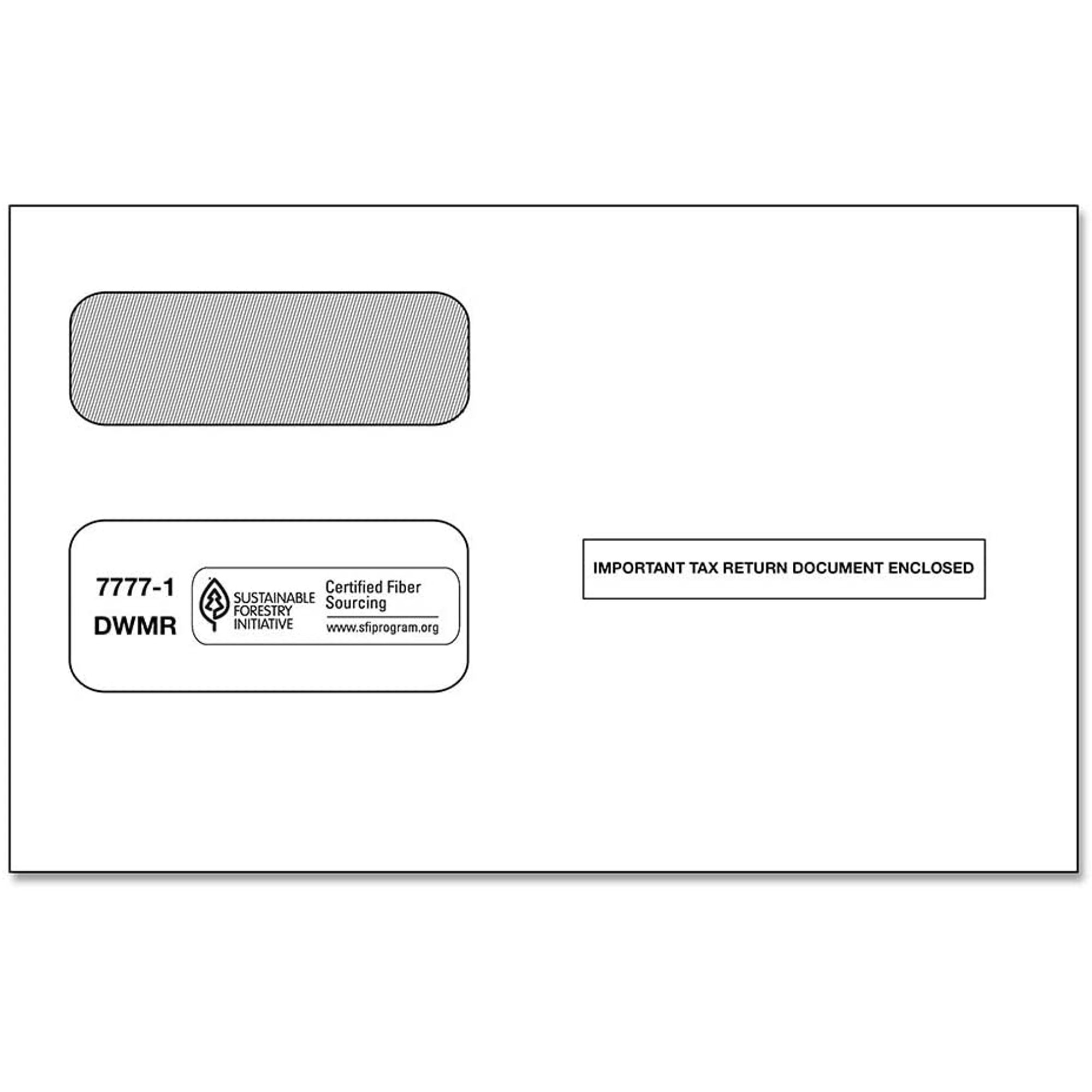 Complyright Double Window Envelope For Form 1095 C Portrait Employee Copy Moisture Gum Seal Pack Of 100 Walmart Canada