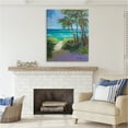 thumbnail image 2 of Stupell Industries Caribbean Beach View Nature Painting Gallery Wrapped Canvas Print Wall Art, 36 x 48, 2 of 7