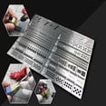 thumbnail image 2 of NATEFEMIN Versatile Gundam Model Craft Kit, 1 Set with 13 Engraved Rulers & Split Wire Ruler for Precise Work, 2 of 2