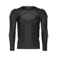 thumbnail image 1 of Men's Padded Compression Shirt Football Rib Protector, Chest & Shoulder Pads for Football, Baseball, Basketbal Impact-Resistant Protective Gear, Breathable Sports Armor Shirt, 1 of 8
