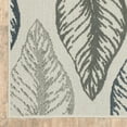 thumbnail image 5 of 2' X 3' Beige Floral Stain Resistant Indoor Outdoor Area Rug, 5 of 10