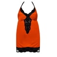 thumbnail image 5 of Nuisette sous-Vêtements Lingerie String Col en V Robe Dentelle Femme Profond, 5 of 5