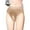 Beige, variant on TMOYZQ Women's High Waisted Crotchless Panties Lace Trim Bikini Panties No Show Cheeky Underwear Stretch Breathable Briefs Underpants Naughty Lingerie