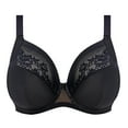 thumbnail image 3 of Elomi Nerina Stretch Lace Plunge Underwire Bra (302734),34JJ,Black, 3 of 5