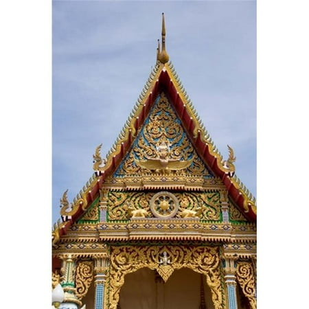 Thailand Ko Samui Wat Plai Laem Temple Poster Print by Cindy Miller Hopkins - 17 x 26 in.