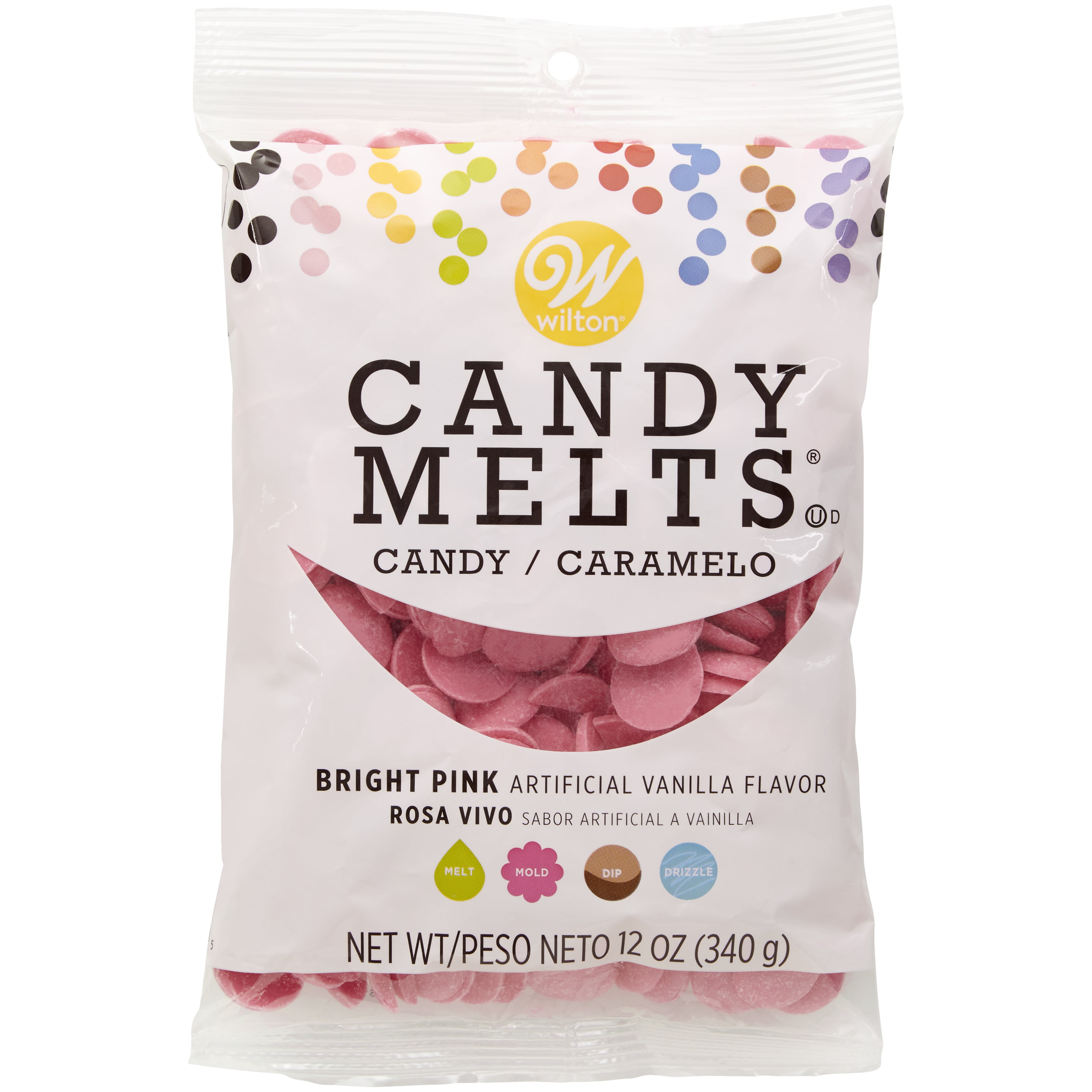 Wilton Bright Pink Candy Melts Candy, 12 oz. - Walmart.com