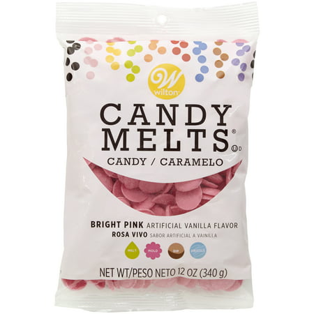 Wilton Bright Pink Candy Melts Candy, 12 oz. (Best Way To Melt Candy Melts)