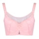 thumbnail image 2 of Gibobby Sujetador deportivo sin aros de talla grande para mujer Brasier mujer(Rosa,46D), 2 of 5