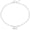 Silver 111, variant on HIJONES Women's Stainless Steel Simple Imitation Pearl Number Pendant Necklace Dainty Number Choker Chain Gold Plated 555
