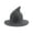 Dark grey-Wool Blend, variant on Aunavey Women Halloween Witch Hat Wool Knitted Wide Brim Foldable Pointed Cap for Party Masquerade Cosplay Daily