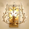 thumbnail image 2 of Fichiouy Modern Crystal LED Wall Lamp Sconce Light Bedside Lighting Fixture, 2 of 6