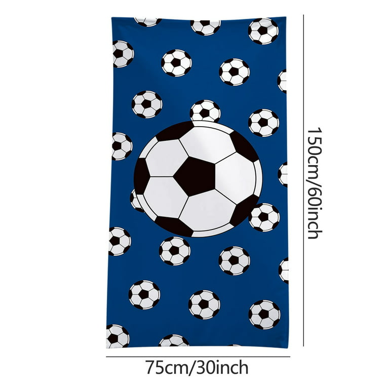 Beach Towel For The Sports Fan Pool Fun Summer Fun In Baseball Basketball  Football And Soccer Bath Towels Thick And Plush Bath Hand Towels Utility