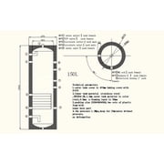 150 Liter 40 Gallon Stainless Steel Solar Hot Water Heater Tank Single Copper Coil Heat Exchanger