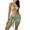 Green, variant on WREESH Womens Bikini Set with Sarong Bathing Suit Beach Cover Up Wrap Skirt Swimwear Three-Piece Bikini Brown