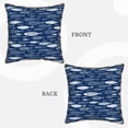 thumbnail image 3 of Xecao Ornamental Fish Print Soft Velvet Decorative Throw Pillow Covers, Square Cushion Cases for Bed, Sofa, Living Room, Car, and Indoor Outdoor Use-16"x16", 3 of 8