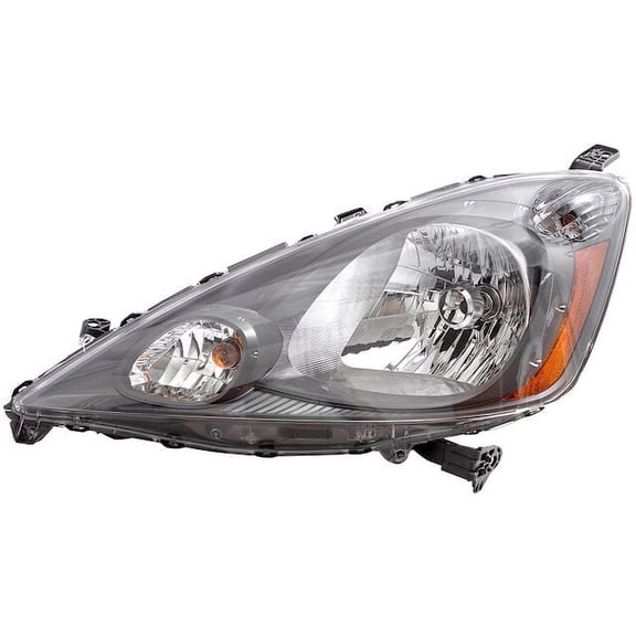 Left Headlight Assembly - Compatible with 2009 - 2013 Honda Fit Hatchback 4-Door 1.5L 4-Cylinder Naturally Aspirated SOHC GAS 2010 2011 2012