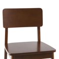 thumbnail image 3 of Pemberly Row 2-Piece Minimalist Solid Wood Counter Stool - Set of 2 - Walnut, 3 of 15