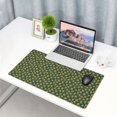 thumbnail image 4 of Kdxio Yellow Floral Print Large Gaming Mouse Pad,Non-Slip Base,Water Resist Keyboard Pad for Gamer,Office & Home,29.5 x 15.8 in, 4 of 6