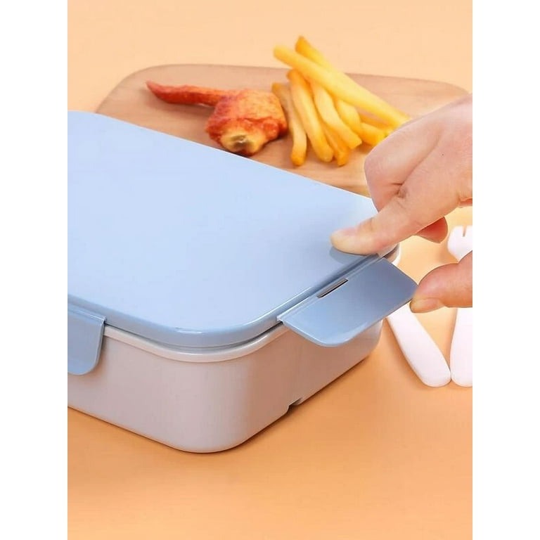 1 piece multi grid lunch box with cutlery set｜TikTok Search