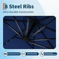 thumbnail image 5 of Yesurprise 10 FT Cantilever Umbrella Outdoor Offset Patio Umbrella with Easy Tilt Adjustment8 RibsUV Protection for Backyard LawnGarden and Poolside, 5 of 7