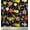 Black, variant on Soimoi Cotton Duck Fabric Daffodil,Tulip & Rose Floral Print Sewing Fabric Yard 42 Inch Wide
