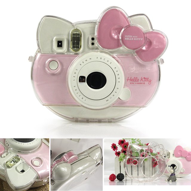 estuche para cámara fujifilm instax mini hello kitty