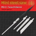 thumbnail image 1 of Durable Steel Mini Saw with Sharp Blade - Compact Handheld Cutting Tool for DIY Crafting, Model Making & Hobby Projects - Easy-to-Use Precision Cutter for Beginners & Professionals (GJ3005H), 1 of 5