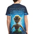 thumbnail image 2 of Kids 3D Graphic Tinker Bell T-Shirts, Novelty Shirts Crewneck Short Sleeve Tees for Youth Boys Girls, 2 of 8