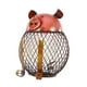 thumbnail image 4 of Hucha de cerdo de Metal, hucha reticulada, decoración de mesa, estatua de cerdo funcional para niños, regalo de año Nuevo, 4 of 9