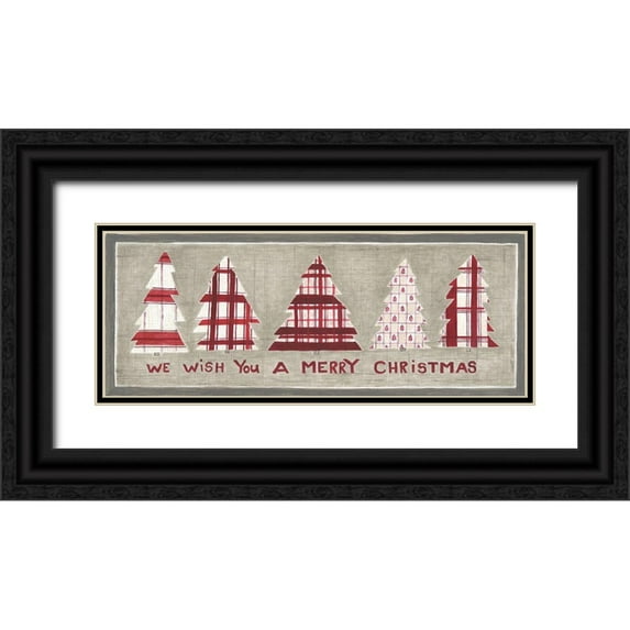 Shamp, Cindy 14x8 Black Ornate Wood Framed with Double Matting Museum Art Print Titled - Wish You