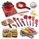 thumbnail image 1 of Juego de cocina con ollas y sartenes para niños y niñas, accesorios de cocina, juegos de comida, juegos de simulación, 1 of 4