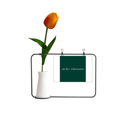 thumbnail image 1 of Tarjeta de jarrón artificial de tulipanes, 1 of 3