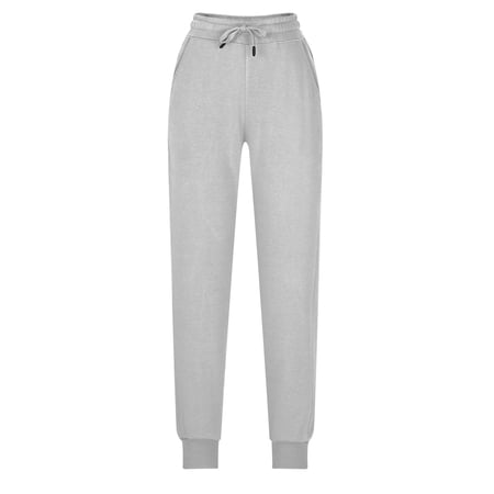 Brglopf Joggers for Women with Pockets Drawstring Elastic Waist Lightweight Yoga Sweatpants Lounging Workout Running Pants Gray 4XL
