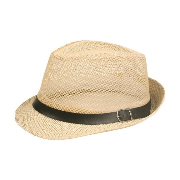 Panama Hats for Women Mesh Sun Hat For Men Soaker Hats Summer Beach Wide Brim Fishing Cap Outdoor Beige