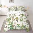 thumbnail image 2 of Feelyou Teen Tree Branches Bedding Comforter Set 7pcs, Bird Buttefly Queen Bedding Sets, 2 of 8