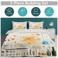 thumbnail image 6 of Chemistry Formulas Bedding Sets Twin Duvet Cover 3 Piece Cute Bed Set for Boys Girls Kid, 6 of 6