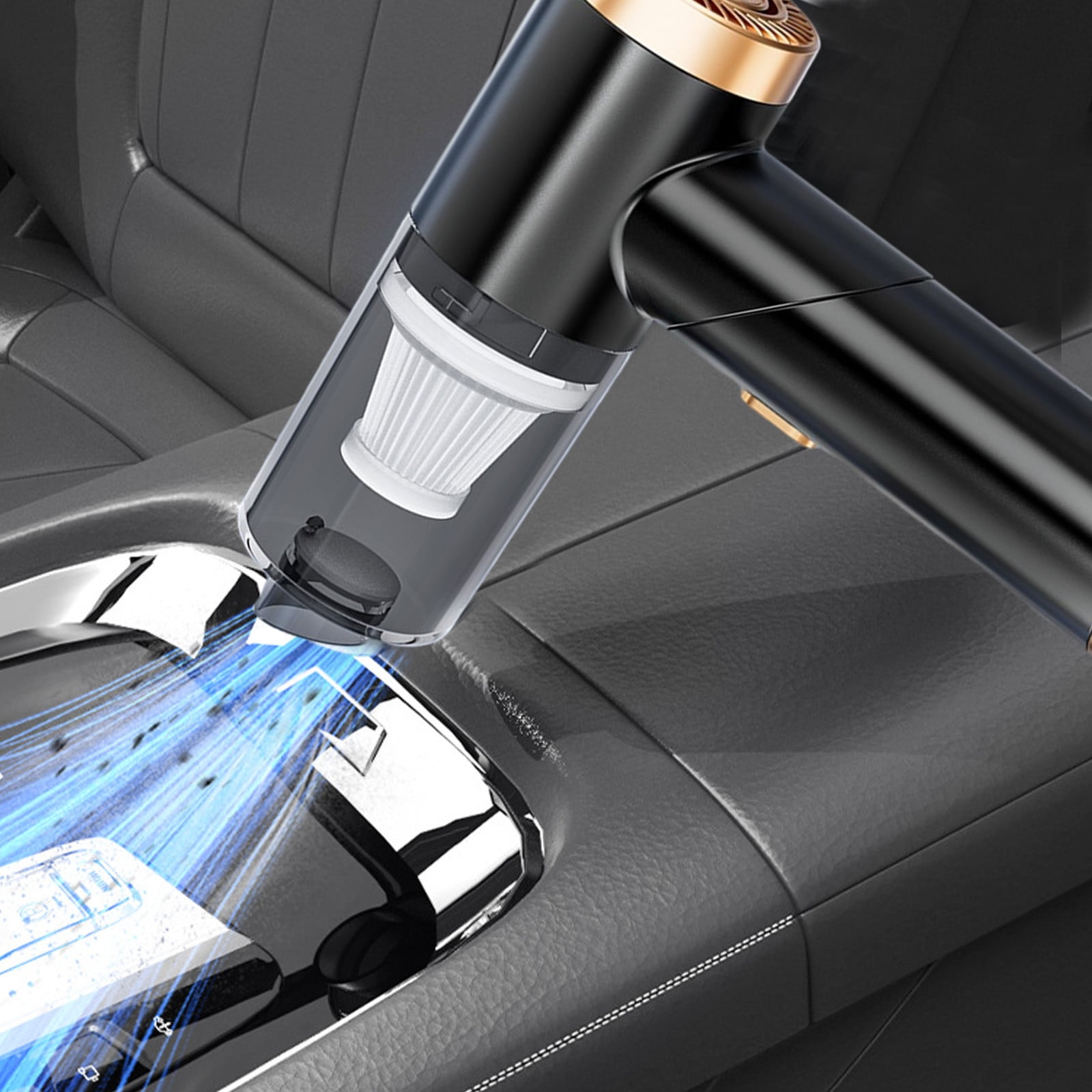 Car Vacuums Handheld Car Vacuum Cleaner,Powerful Suction Small Car Vacuum Cleaner,Foldable Dusts Buster with Filter Portable Vacuum Cleaner