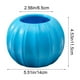 thumbnail image 3 of Maceta de Plástico con Forma de Calabaza | Jarrón Decorativo para Halloween y Acción de Gracias | Resistente y Ligero, En Azul, Rosa, Blanco, Rojo y Amarillo | Maceta para Interior y Exterior con Bas, 3 of 6