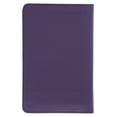 thumbnail image 2 of Be Strong and Courageous Joshua 1:9 Bible Verse Purple Full Grain Leather Journal Inspirational Notebook w/Ribbon, 2 of 6