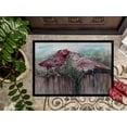 thumbnail image 3 of Carolines Treasures 8981MAT Red Bird Feeding Indoor or Outdoor Mat- 18 x 27 in., 3 of 4
