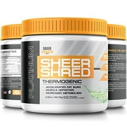 Fat Burner for Women and Men - Sheer SHRED, 9 Proven Ingredients for Burning Fat While Maintaining Muscle Mass, Pink Lemonade Flavor, 30 Servings, 166 Grams