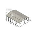 thumbnail image 4 of Arrow 20 x 29 x 7 ft Eggshell Carport, 4 of 19