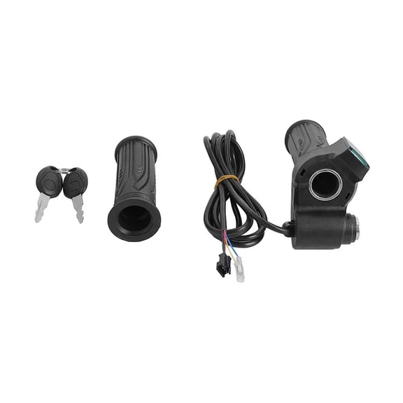 Electric Bicycles Handlebar Grip Twist Throttle Replacement Throttle Accelerator Handle Grip with LED Display