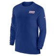 thumbnail image 2 of Men's Nike Royal New York Giants Sideline Coach UV Performance Long Sleeve T-Shirt, 2 of 3